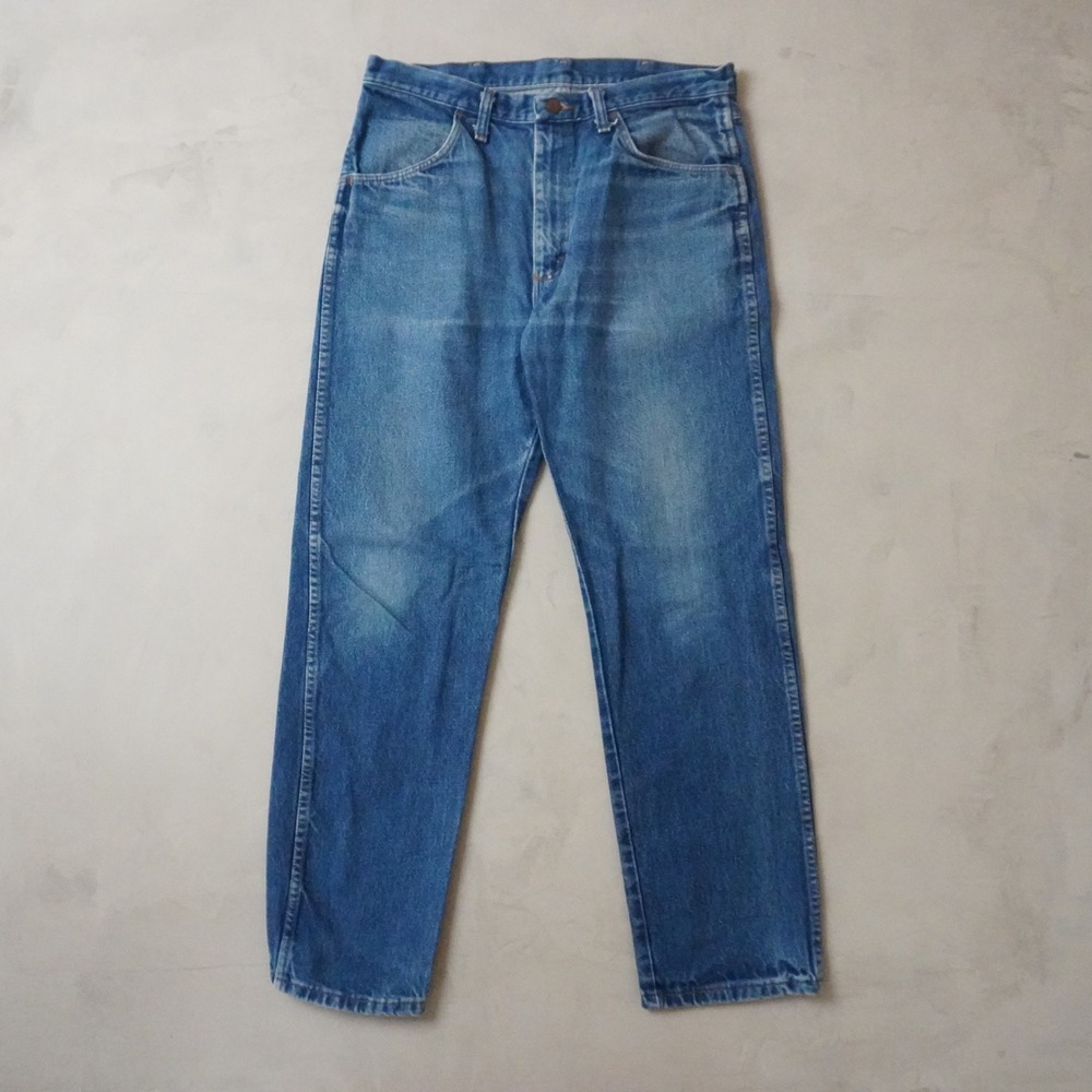 Vintage Rustler Regular Fit Jeans 34x32 Mens Blue Denim Straight Leg 90s